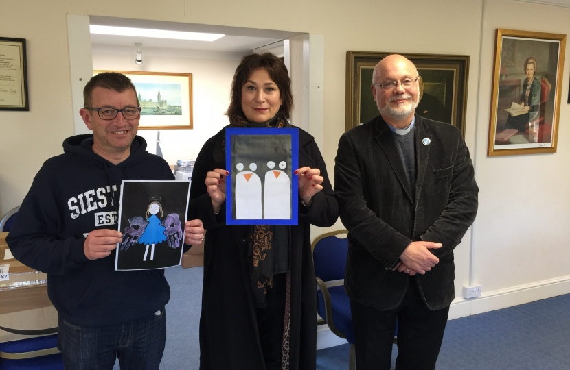 The Judges: Mayor Dan Adams, Sarah Gove & The Rev. Bruce Nicole