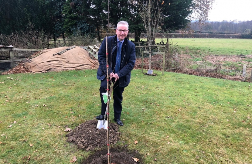 Planting a tree for the Jubilee