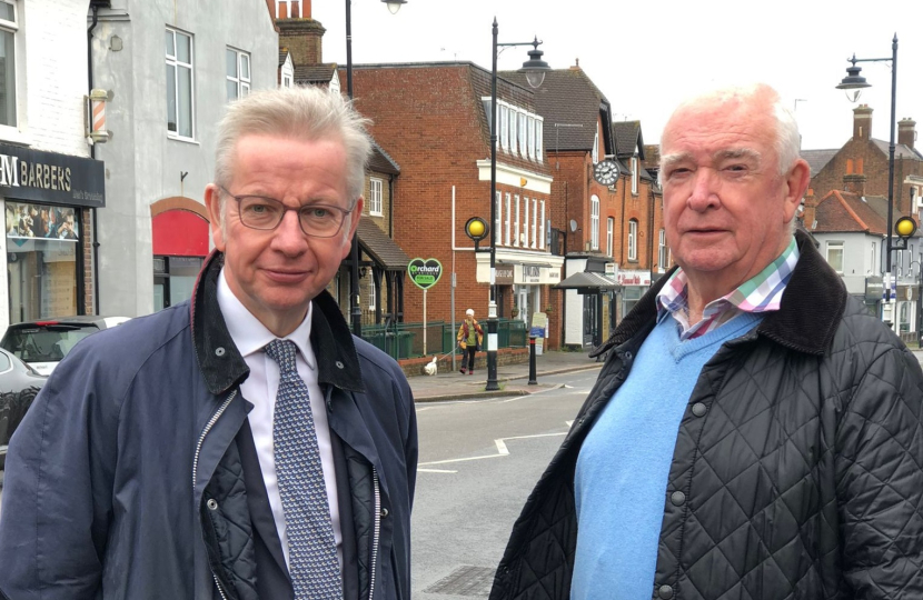 Michael and Cllr Richard Tear