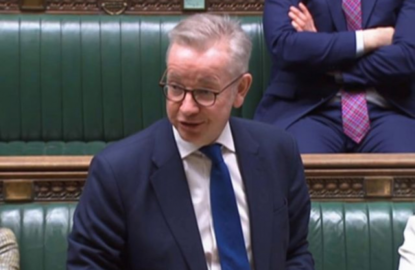 Michael Gove Opens Final Day Of The Budget Debate 