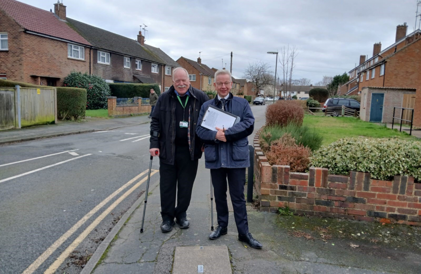 MG with Cllr Trefor Hogg