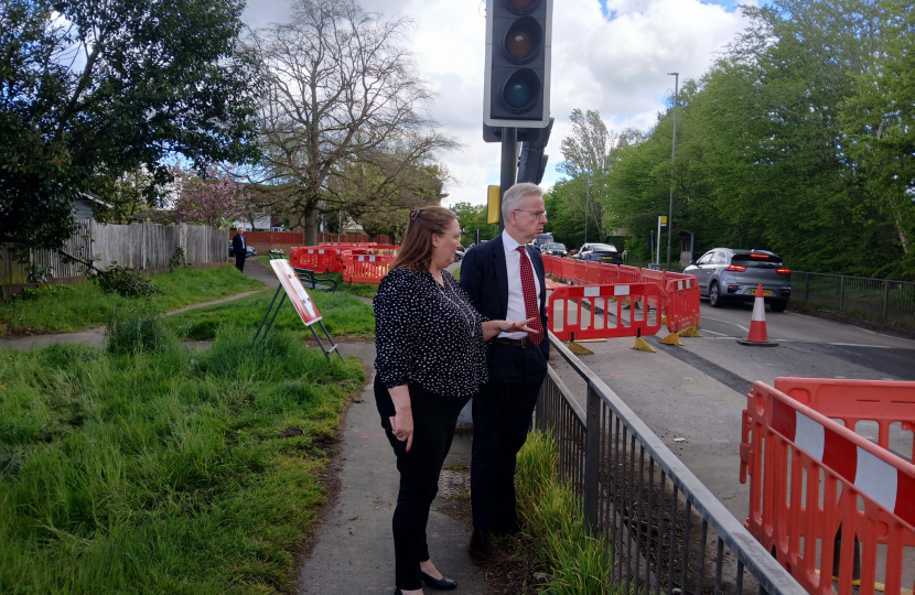 Michael and Cllr Rebecca Jennings-Evans