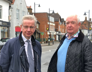 Michael and Cllr Richard Tear