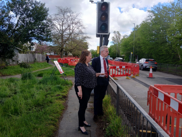 Michael and Cllr Rebecca Jennings-Evans